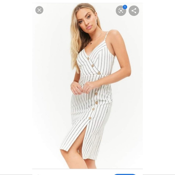 Asymmetrical Button Down Dress - Picture 4 of 6